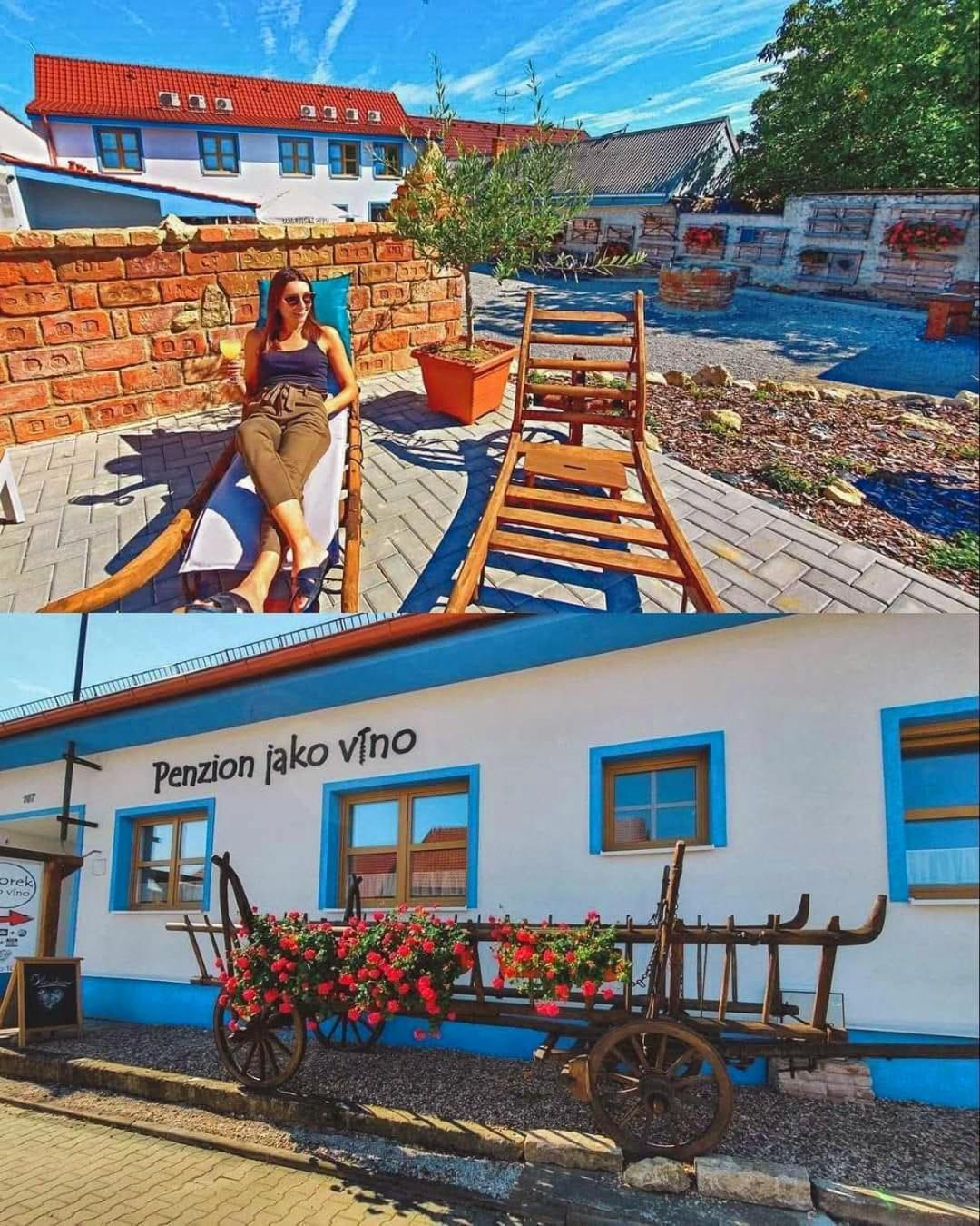 Penzion Jako Vino Bulhary Exterior foto
